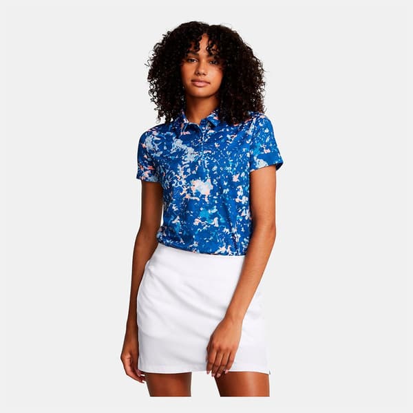 Under Armour Golf Playoff 3.0 Printed Kortärmad Piké För Kvinno  XS