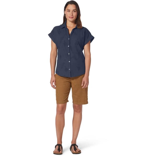 Royal Robbins Oasis Kortärmad Skjorta Blå XL Kvinna