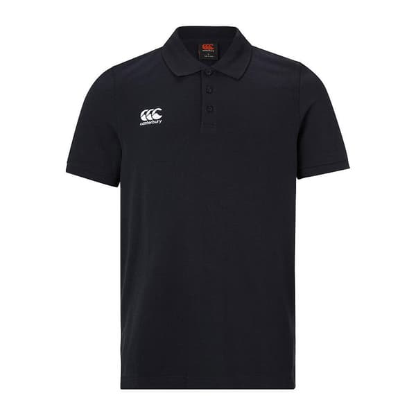 Canterbury Waimak Lyhythihainen Pikeepaita Musta S