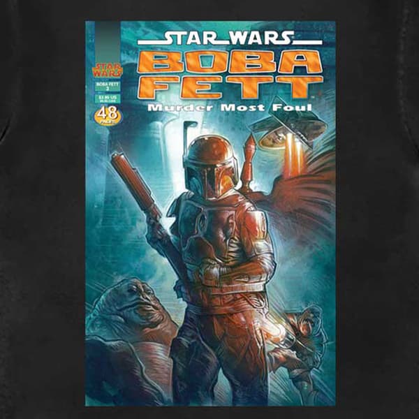 Star Wars Boba Fett Comic Cover T Shirt