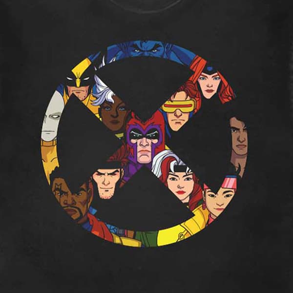 X-Men 97 X Badge Logo T Shirt