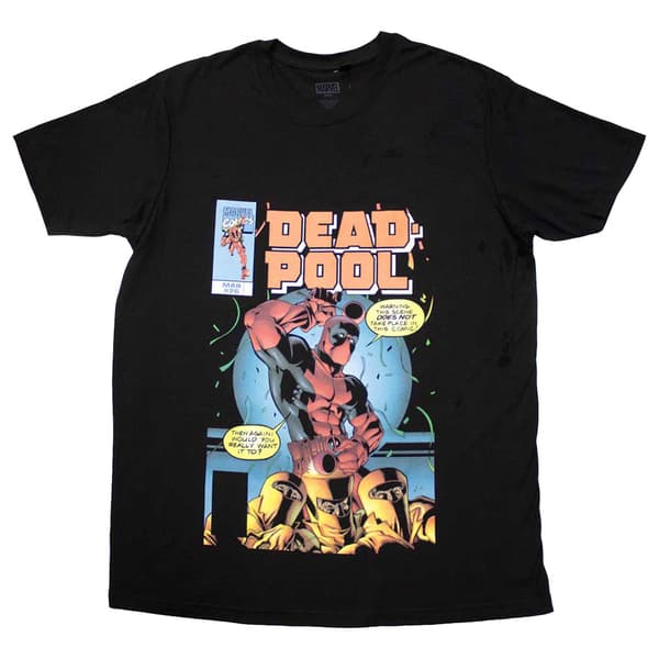 Deadpool Bubble Text Logo T Shirt