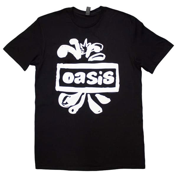 Oasis Splat Band Logo T Shirt