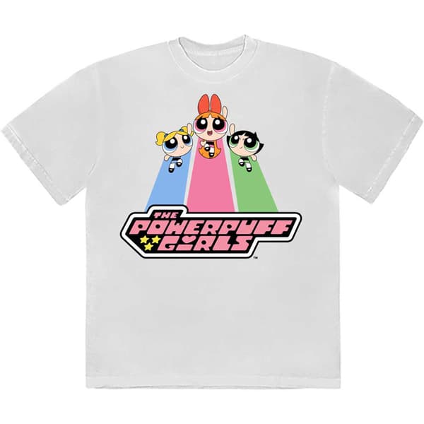 Power Puff Girls Catch Flight T Shirt White XXL
