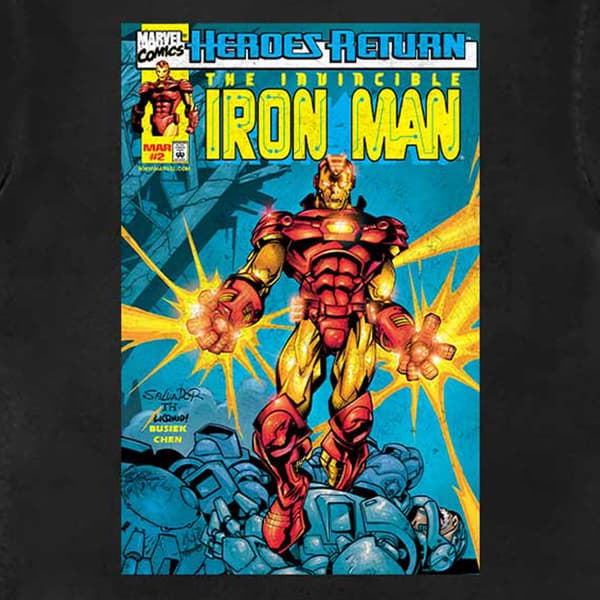Invincible Iron Man Comic Cover T Shirt