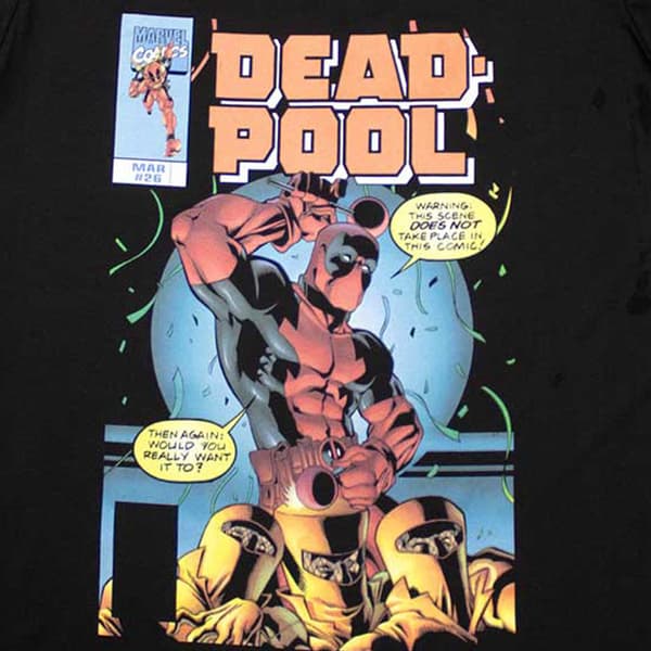 Deadpool Bubble Text Logo T Shirt