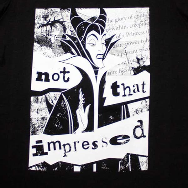 Sleeping Beauty Maleficent Not That Impressed T Shirt