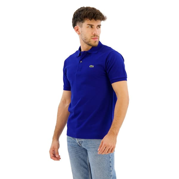 Lacoste Caiman Lyhythihainen Pikeepaita Sininen 2XL Mies