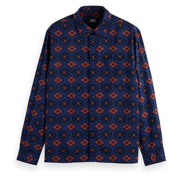 Scotch & Soda 178410 Skjorte Med Lange ærmer Flerfarvet S Mand