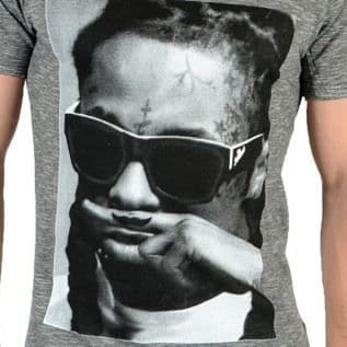 Eleven Paris Lily M Lil Wayne Grå Vintage T-shirt i bomull