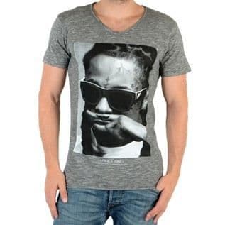 Eleven Paris Lily M Lil Wayne Grå Vintage T-shirt i bomull