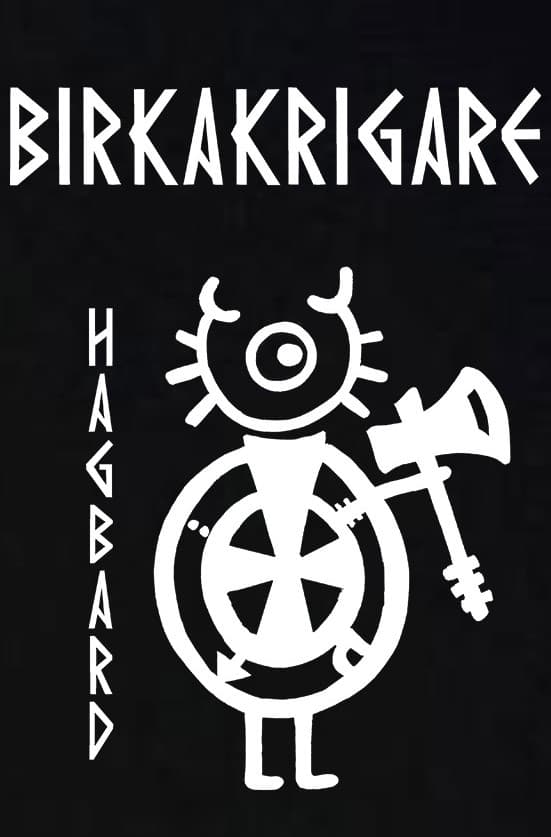 Hoodie: Birka Warriors - Hagbard - Viking Art Collection (X-Large)