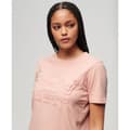 Miniatyrbild 3 av 6: Superdry Embossed Vl Relaxed T-shirt Med Korta ärmar Rosa S Kvinna