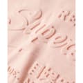 Miniatyrbild 5 av 6: Superdry Embossed Vl Relaxed T-shirt Med Korta ärmar Rosa S Kvinna
