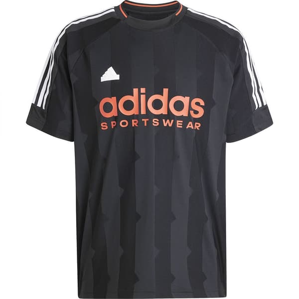 Adidas House Of Tiro Jacquard T-shirt Med Korte ærmer Sort S / Regular Mand