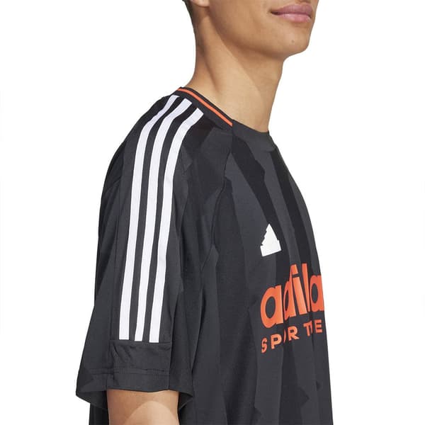 Adidas House Of Tiro Jacquard T-shirt Med Korte ærmer Sort S / Regular Mand