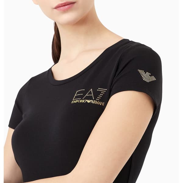 Ea7 Emporio Armani 8ntt65 T-shirt Med Korta ärmar Svart S Kvinna