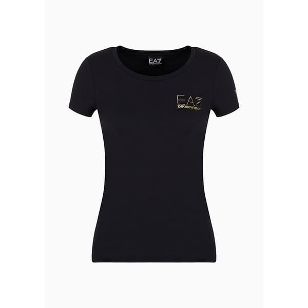 Ea7 Emporio Armani 8ntt65 T-shirt Med Korta ärmar Svart S Kvinna