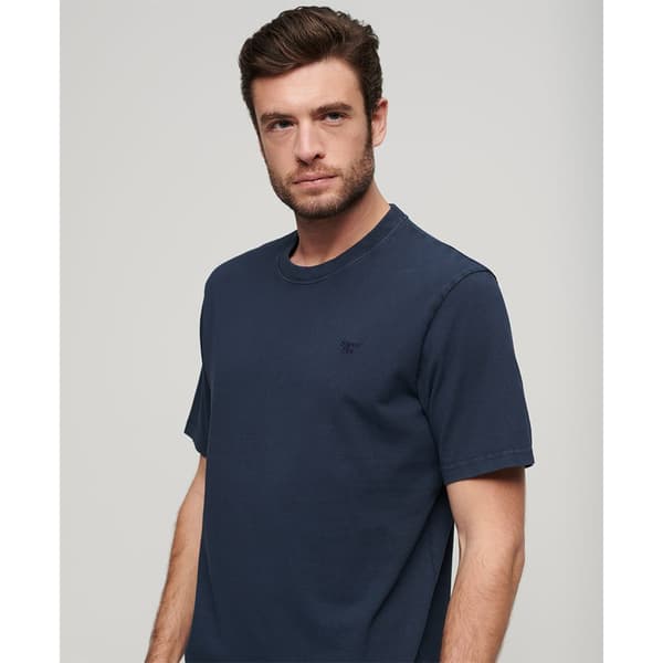 Superdry Vintage Washed Lyhythihainen T-paita Sininen M Mies