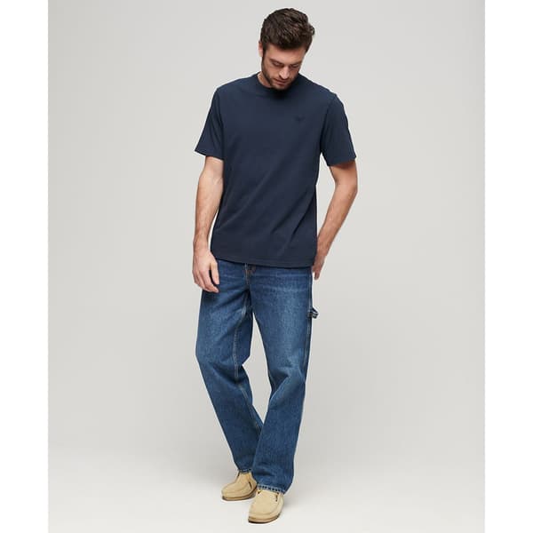 Superdry Vintage Washed Lyhythihainen T-paita Sininen M Mies