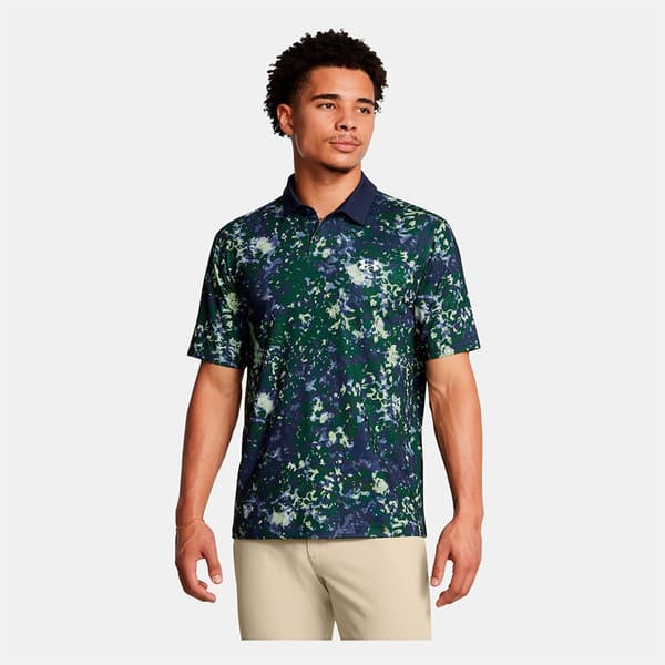Under Armour Golf Tee To Green Printed Kortärmad Polotröja M