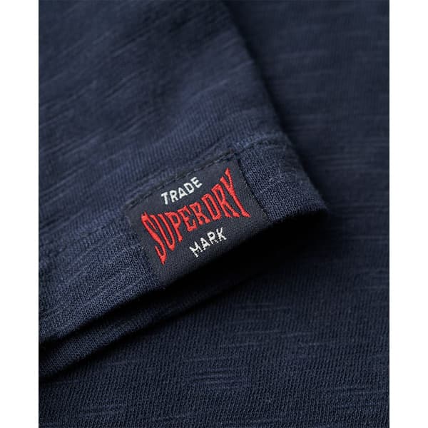 Superdry Athletic College Graphic T-shirt Med Korta ärmar Blå XL Man