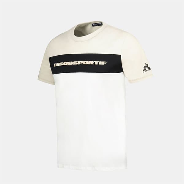 Le Coq Sportif Contemporain N°2 T-shirt Med Korte ærmer Hvid S Mand
