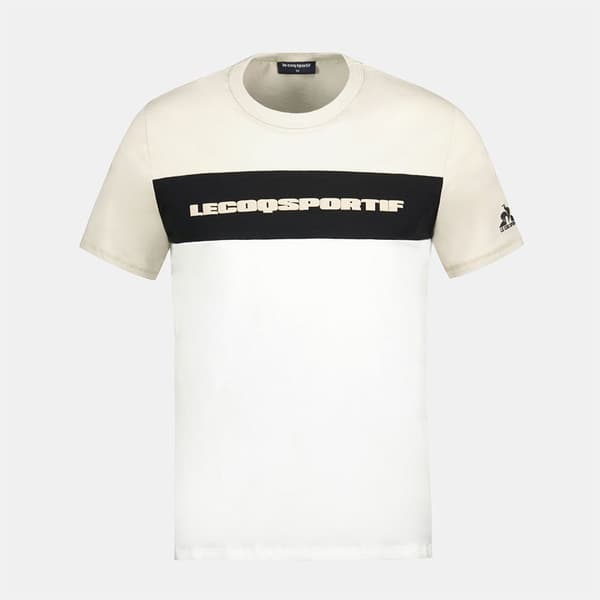 Le Coq Sportif Contemporain N°2 T-shirt Med Korte ærmer Hvid S Mand