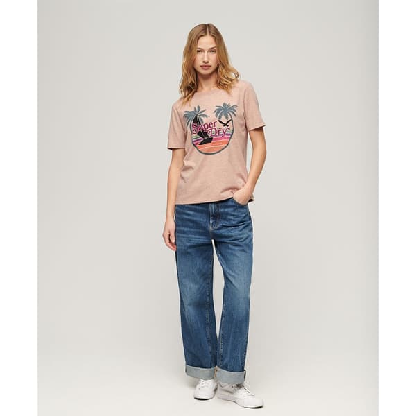 Superdry Outdoor Relaxed Lyhythihainen T-paita Pinkki M Nainen
