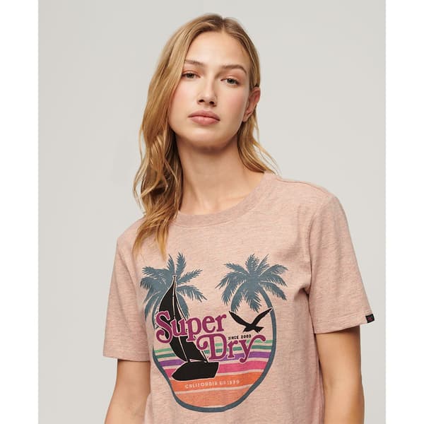 Superdry Outdoor Relaxed Lyhythihainen T-paita Pinkki M Nainen
