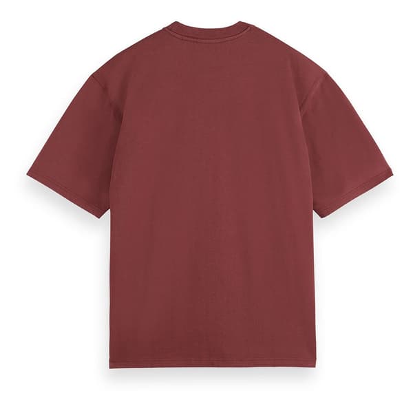 Scotch & Soda 178485 T-shirt Med Korte ærmer Rød M Mand