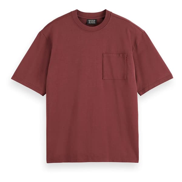 Scotch & Soda 178485 T-shirt Med Korta ärmar Röd M Man