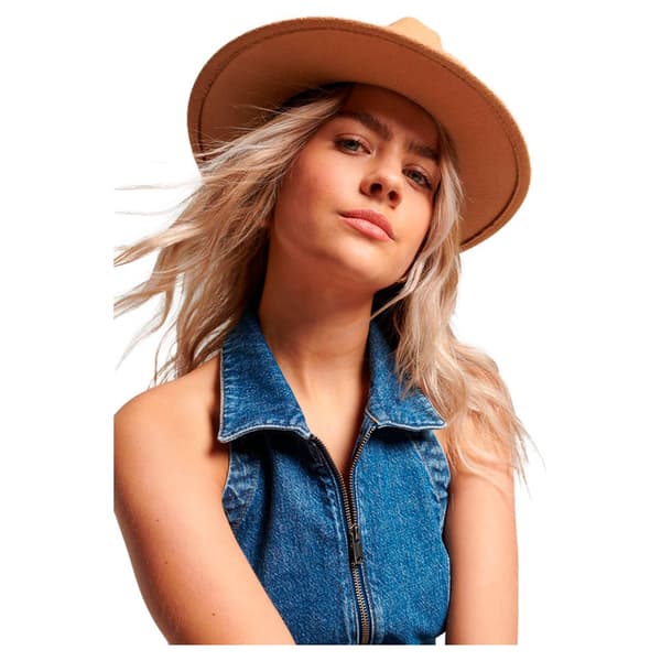 Superdry Collared Denim Zip ärmlös T-shirt Blå L Kvinna