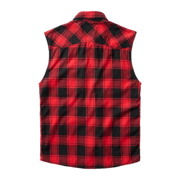 Brandit Check Skjorte Rød 3XL Mand