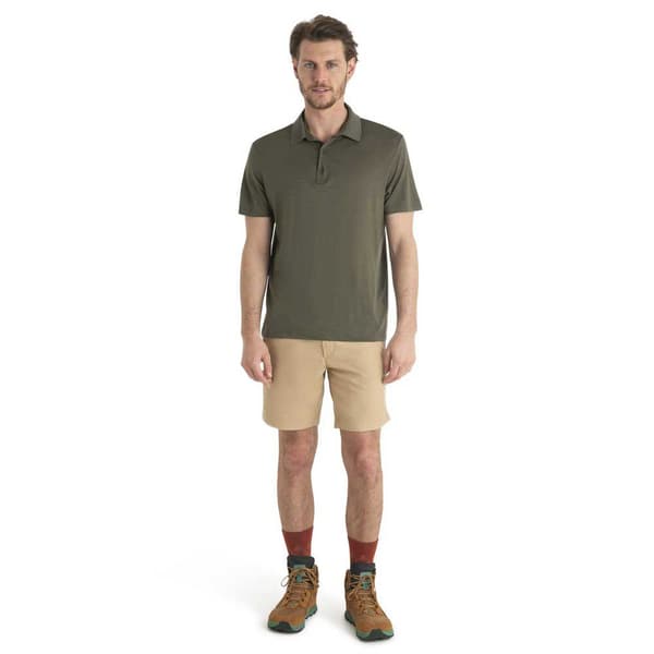 Icebreaker Merino 150 Tech Lite Iii Kortärmad Polotröja Grönt 2XL Man