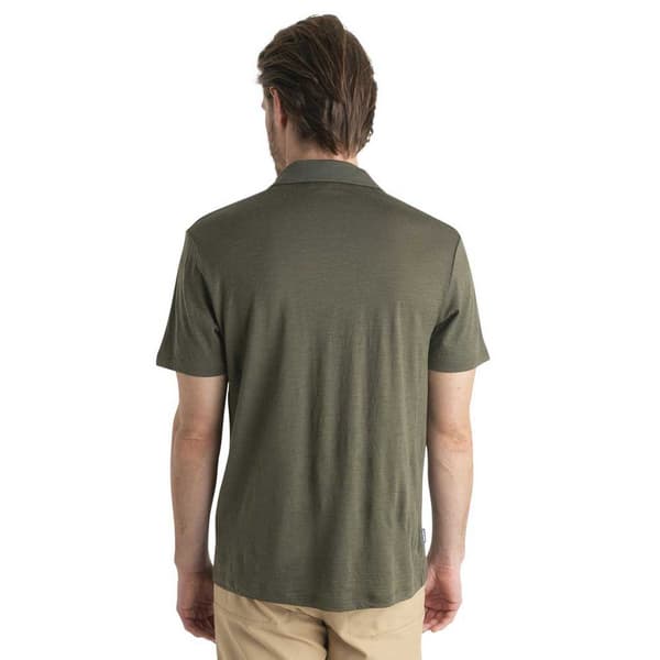 Icebreaker Merino 150 Tech Lite Iii Kortärmad Polotröja Grönt 2XL Man