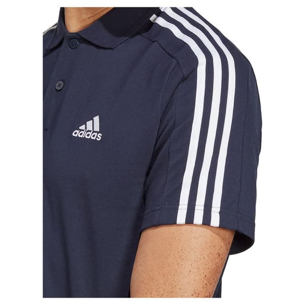Adidas 3s Pique Ps Kortärmad Polotröja Blå S / Regular Man