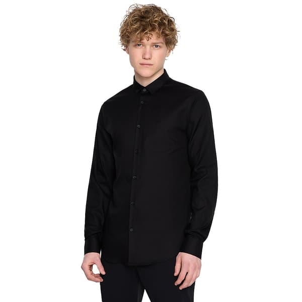 Armani Exchange 8nzc49_znyxz Skjorte Med Lange ærmer Sort XL Mand