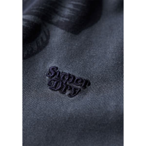 Superdry Vintage Overdye Printed Lyhythihainen T-paita Sininen 3XL Mies