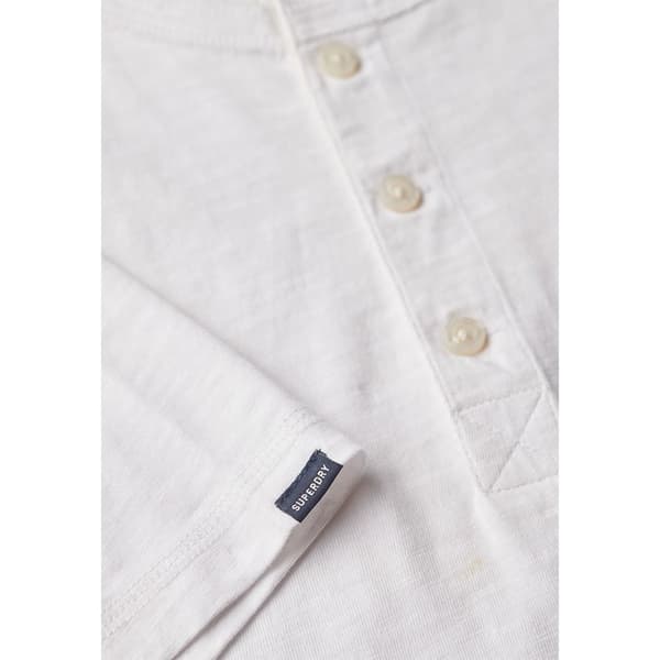 Superdry Grandad T-shirt Med Korta ärmar Vit 2XL Man