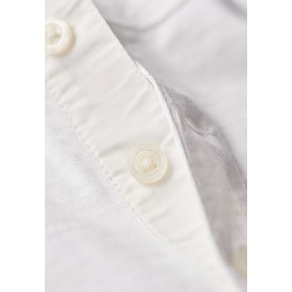 Superdry Grandad T-shirt Med Korta ärmar Vit 2XL Man
