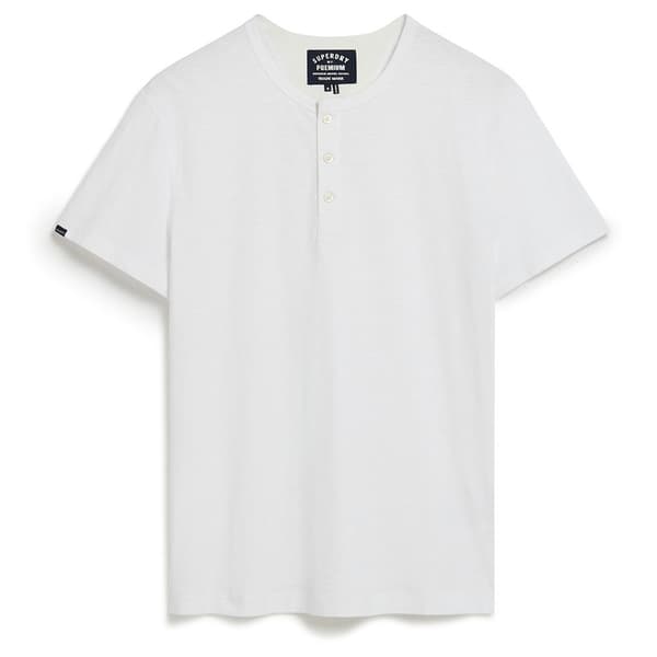 Superdry Grandad T-shirt Med Korta ärmar Vit 2XL Man