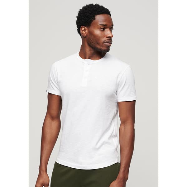 Superdry Grandad T-shirt Med Korta ärmar Vit 2XL Man