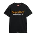 Miniatyrbild 2 av 6: Superdry Venue Duo Logo T-shirt Med Korta ärmar Svart L Man
