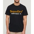 Miniatyrbild 1 av 6: Superdry Venue Duo Logo T-shirt Med Korta ärmar Svart L Man