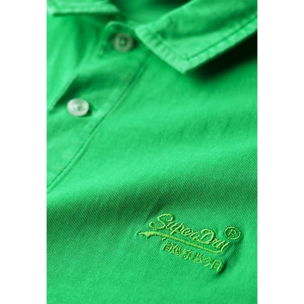 Superdry Essential Logo Neon Kortärmad Polotröja Vit L Man