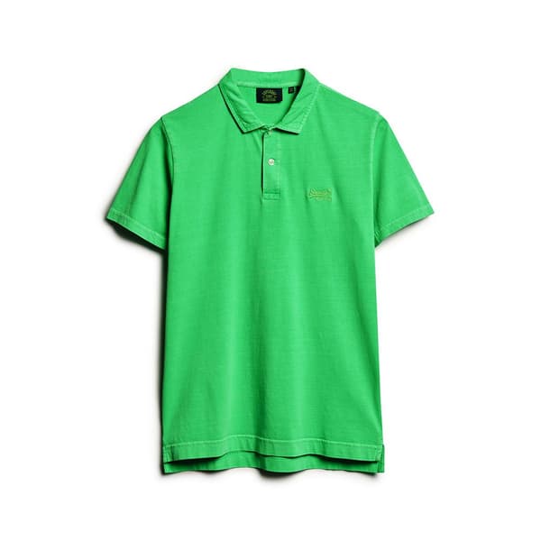 Superdry Essential Logo Neon Kortärmad Polotröja Vit L Man