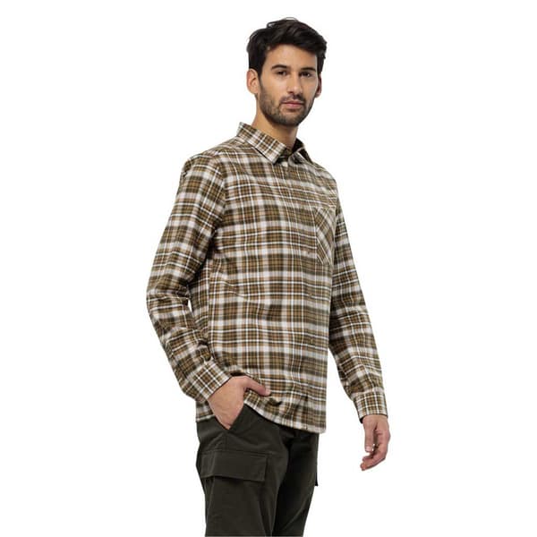 Jack Wolfskin Bergweg Skjorte Med Lange ærmer  L Mand