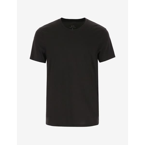 Armani Exchange 8nzt74_zja5z Kortärmad T-shirt Med V-ringning Svart XS Man