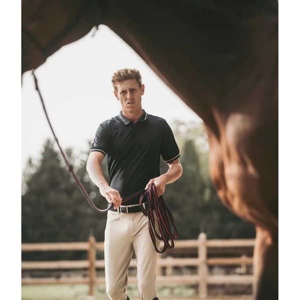 Horse Pilot Atlas Kortärmad Polotröja Blå M